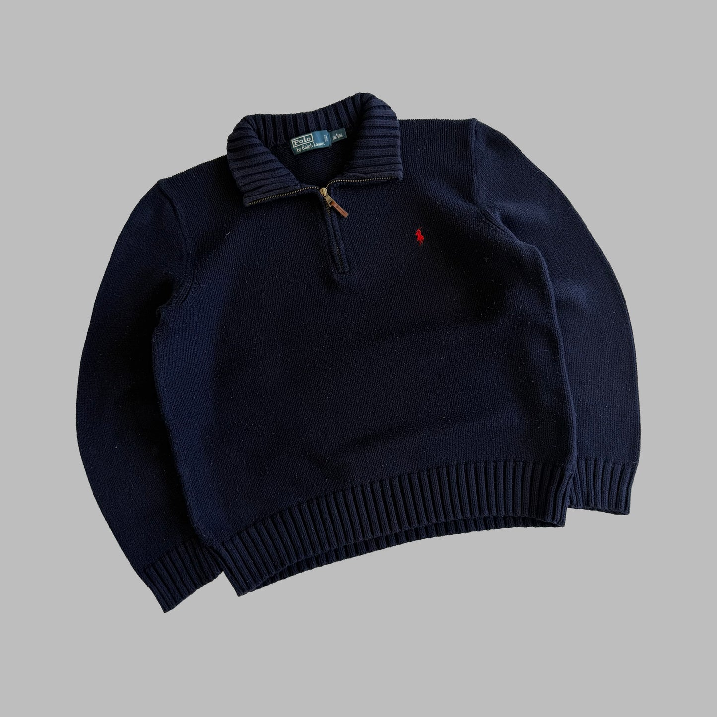 90s Polo Ralph Lauren Quarter Zip - L