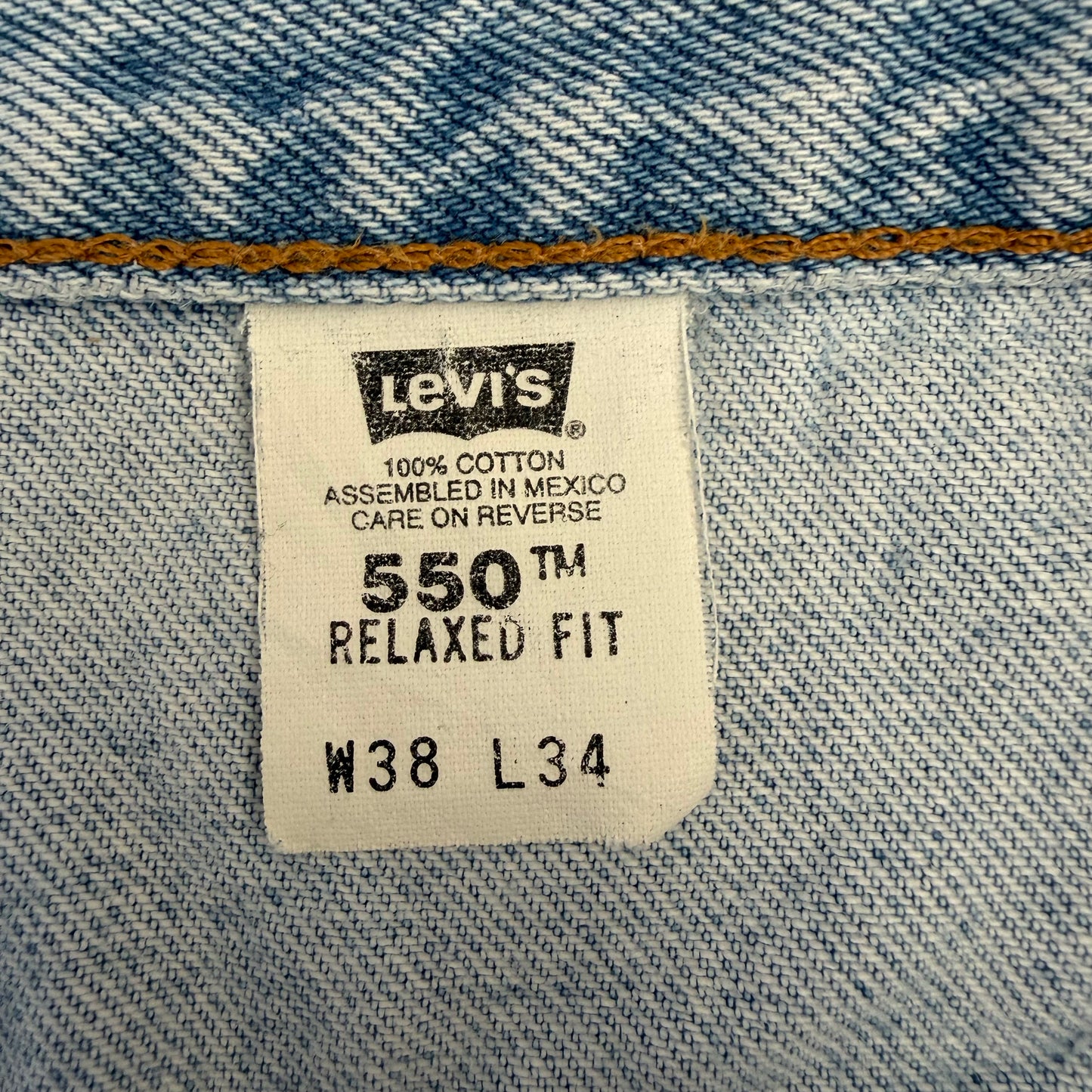 90s Levis Paper Tag Wide-Leg Jeans - 38 x 34