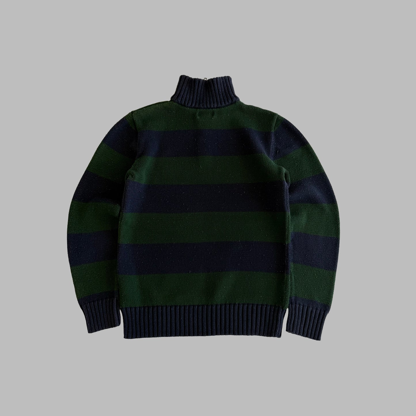 90s Polo Ralph Lauren Striped Quarter Zip - S