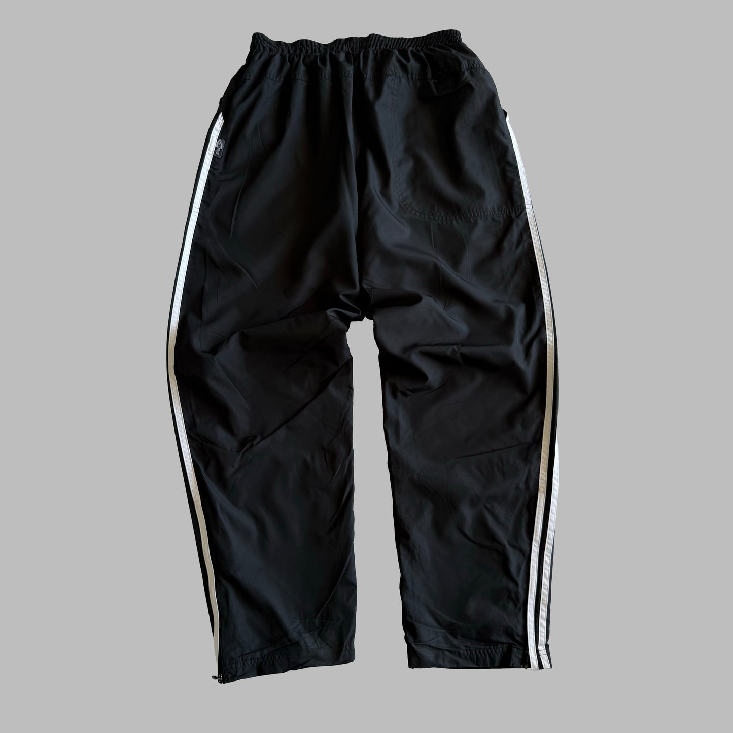 00s Adidas Wide Leg Track Pants - Medium