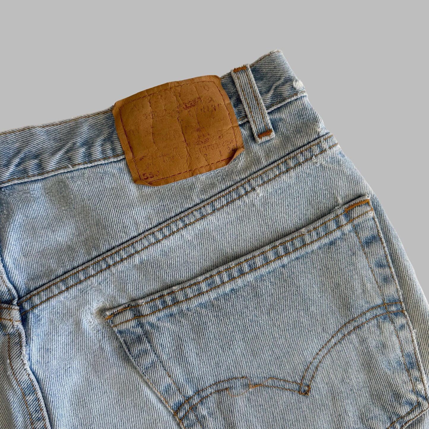 90s Levis Paper Tag Wide-Leg Jeans - 38 x 34