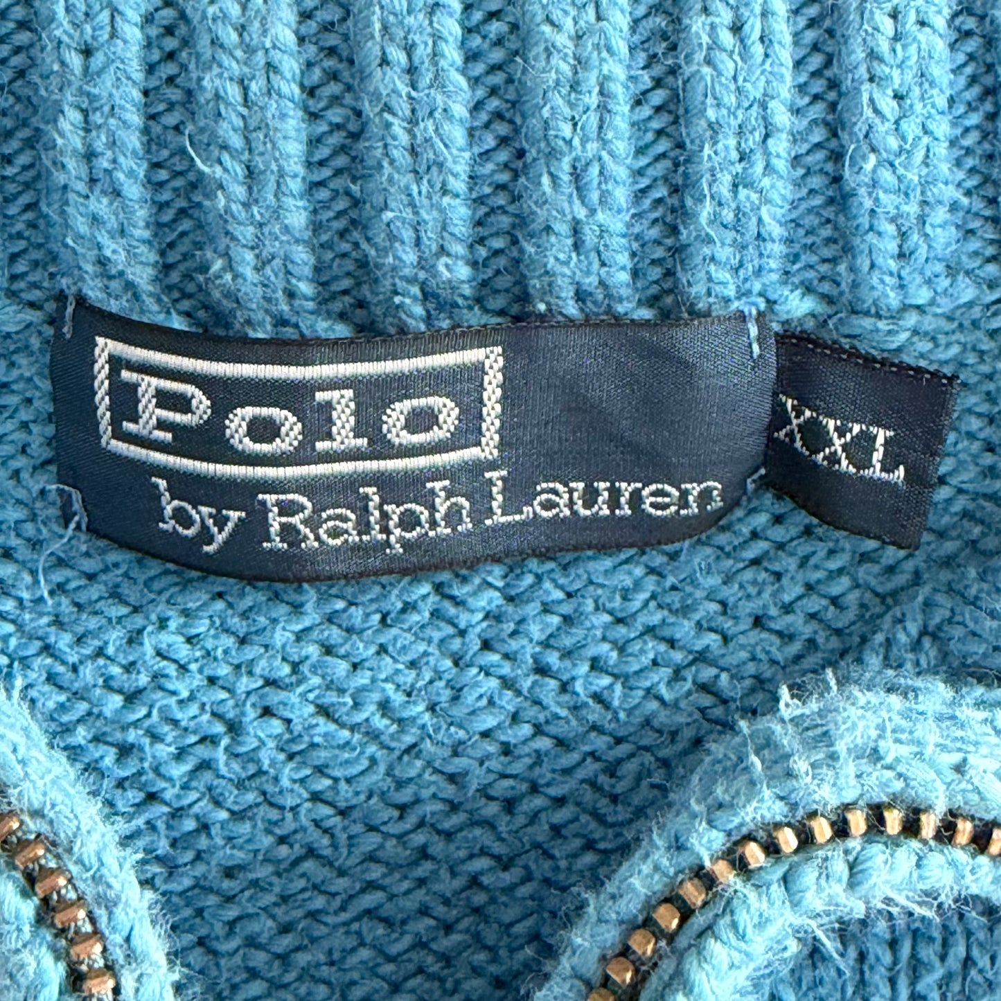 90s Polo Ralph Lauren Heavyweight Quarter Zip - XXL