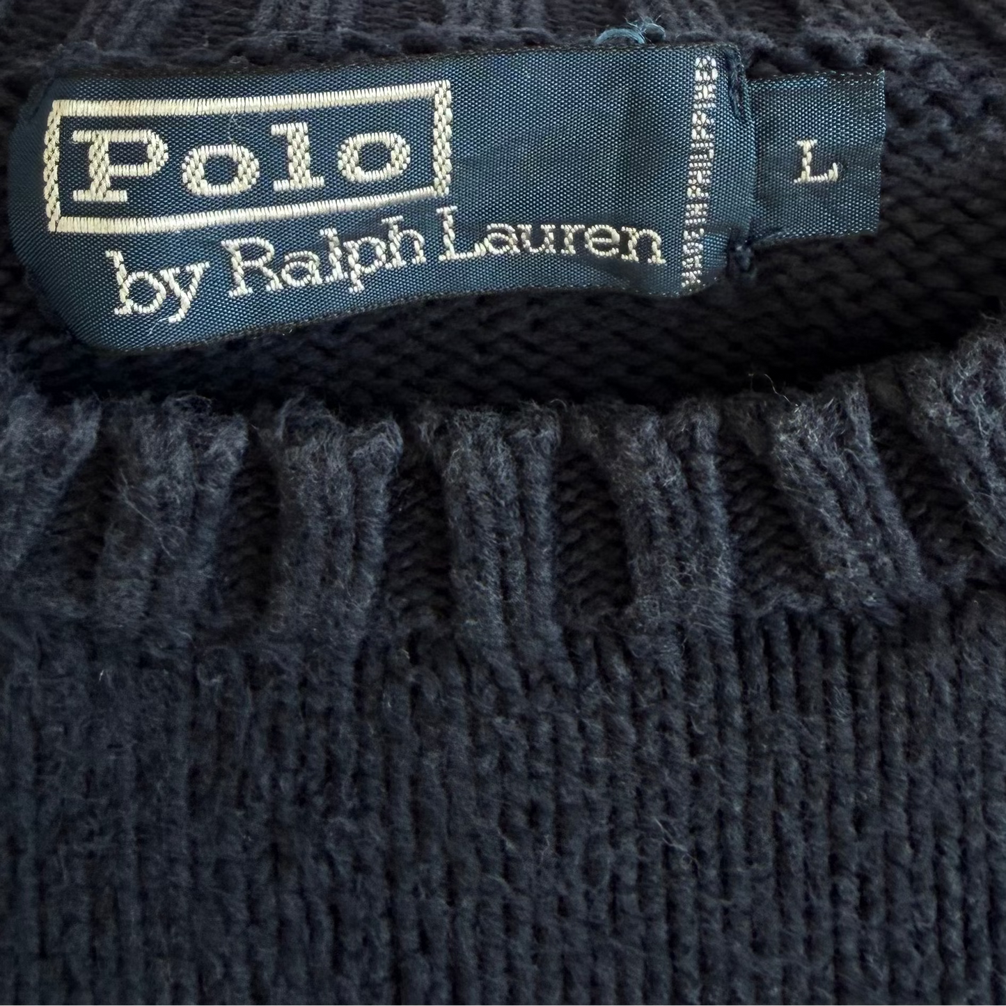 90s Polo Ralph Lauren Striped Heavy Knit - L