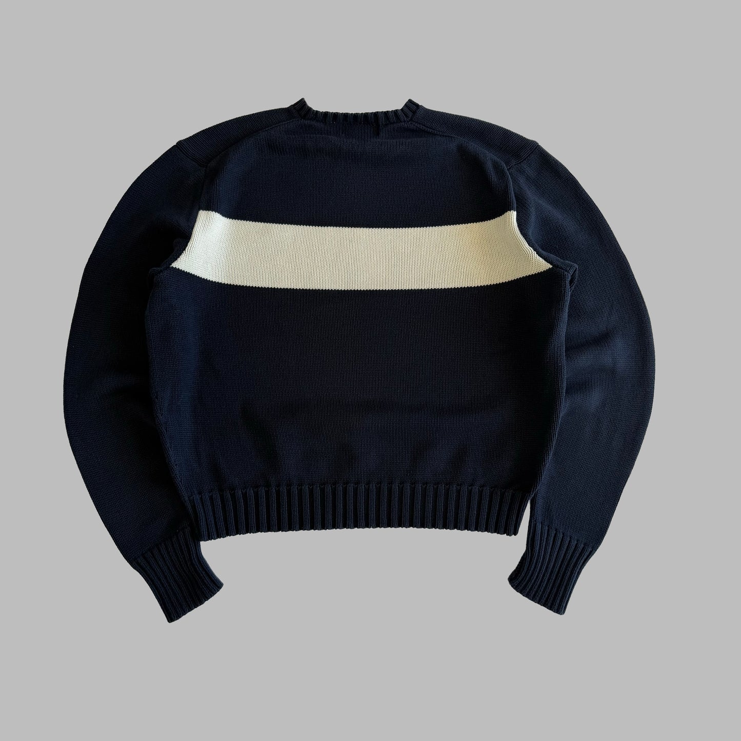 90s Polo Ralph Lauren Striped Heavy Knit - L