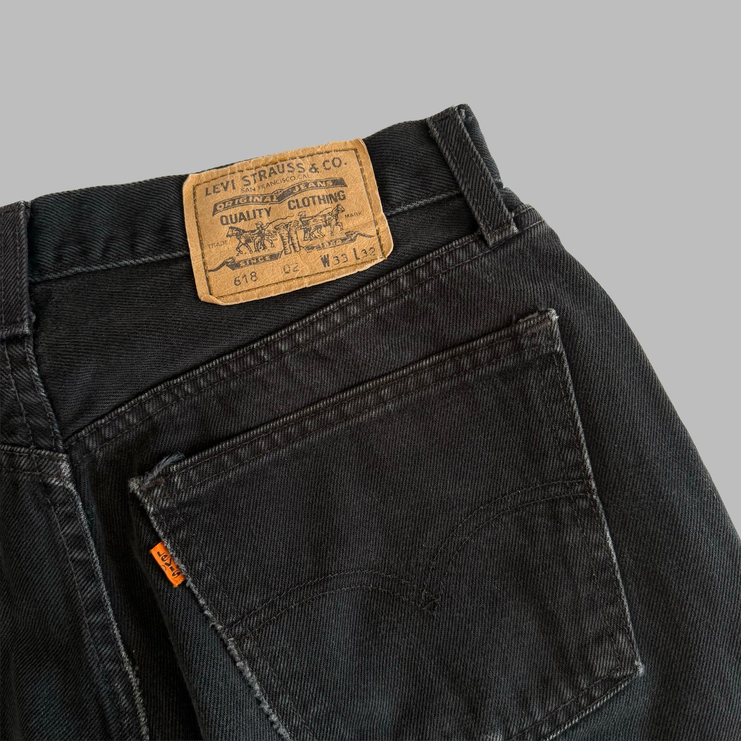 90s Levis Paper Tag Wide Leg Jeans - 33 x 32