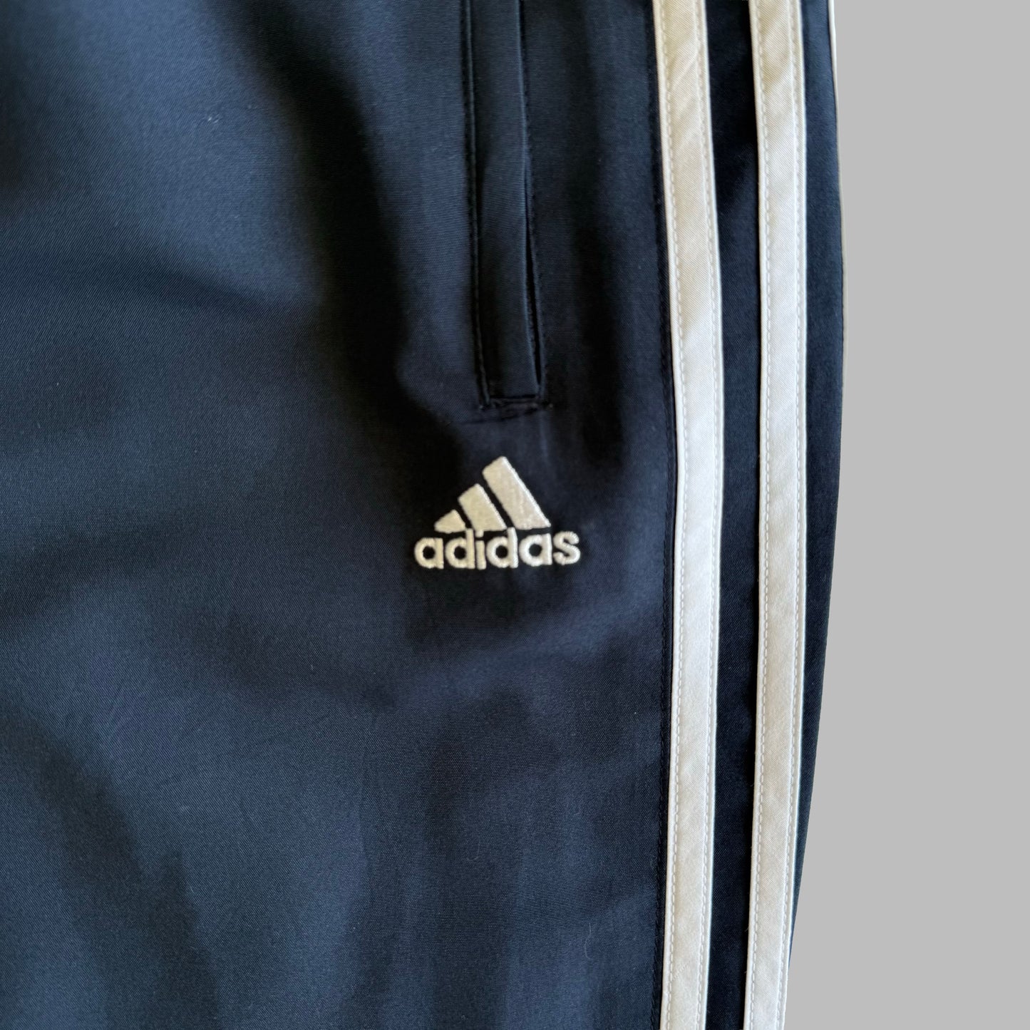 00s Adidas Wide Leg Track Pants - Small
