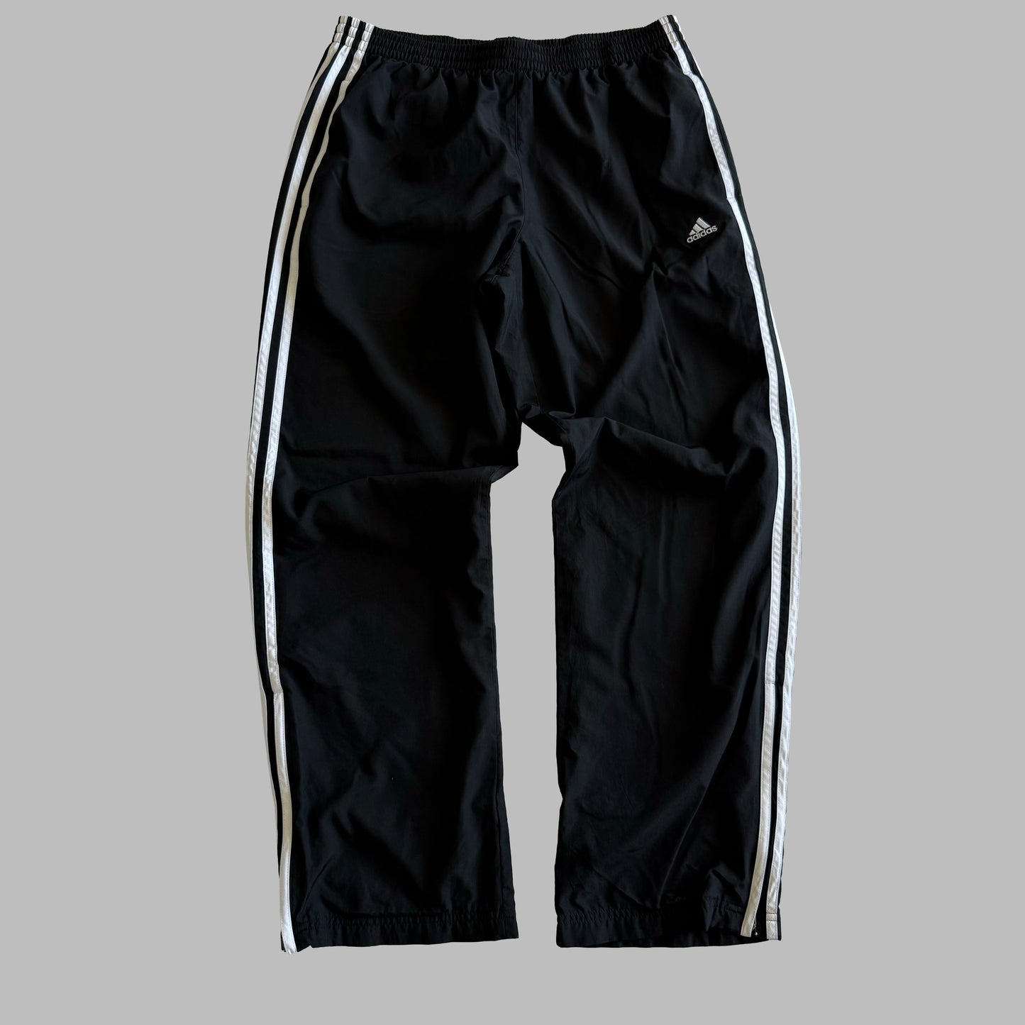 00s Adidas Wide Leg Track Pants - Medium