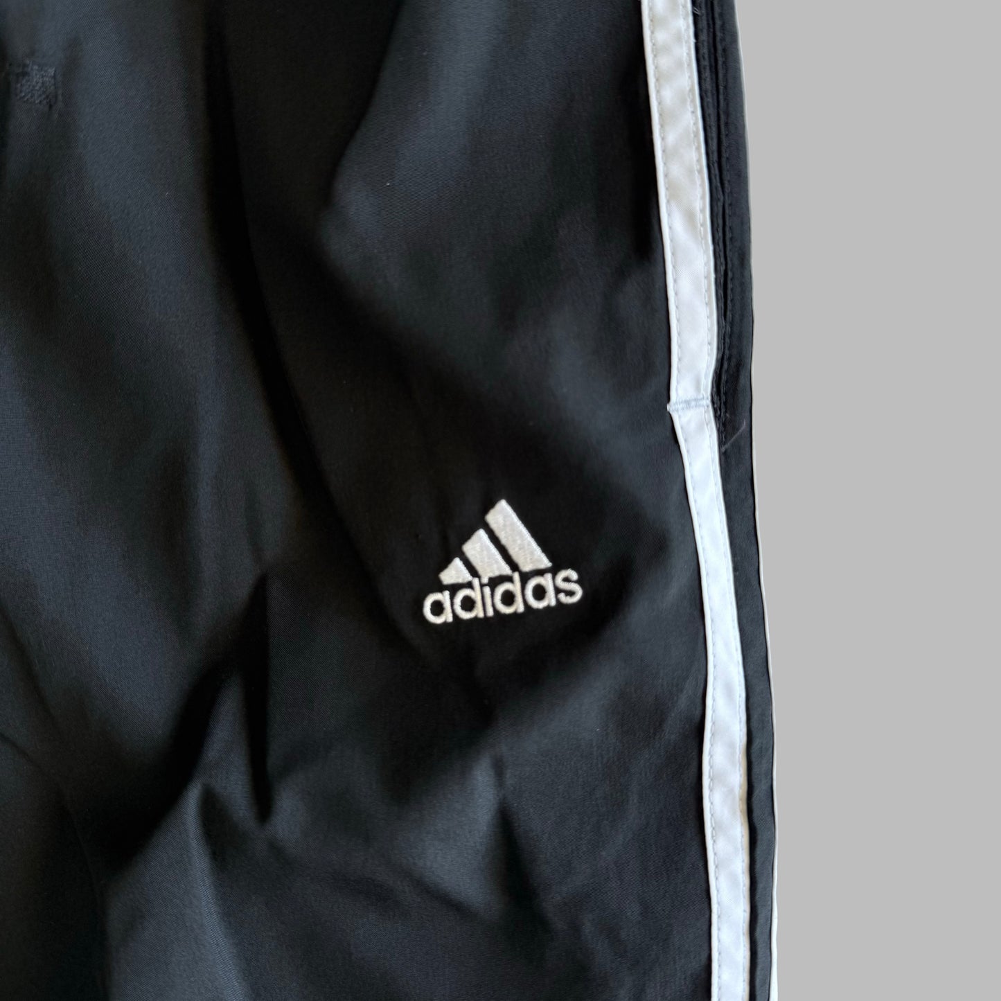 00s Adidas Wide Leg Track Pants - Medium