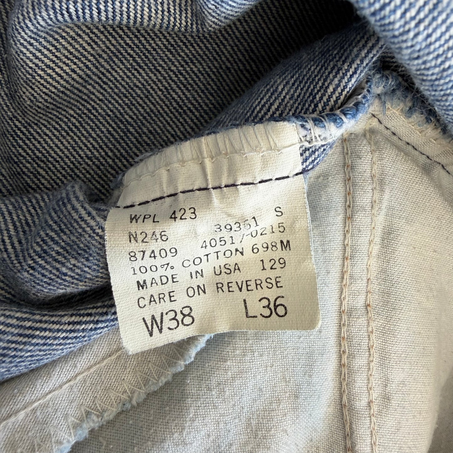 90s Levis Paper Tag Straight Leg Jeans - 38 x 36