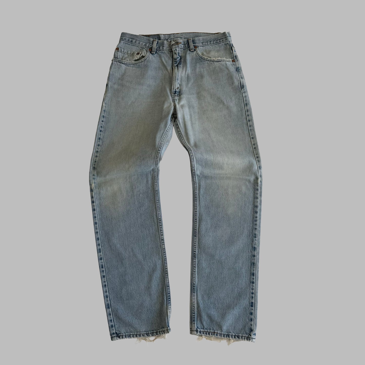 90s Levis 505 Paper Tag Straight Leg Jeans - 34 x 32