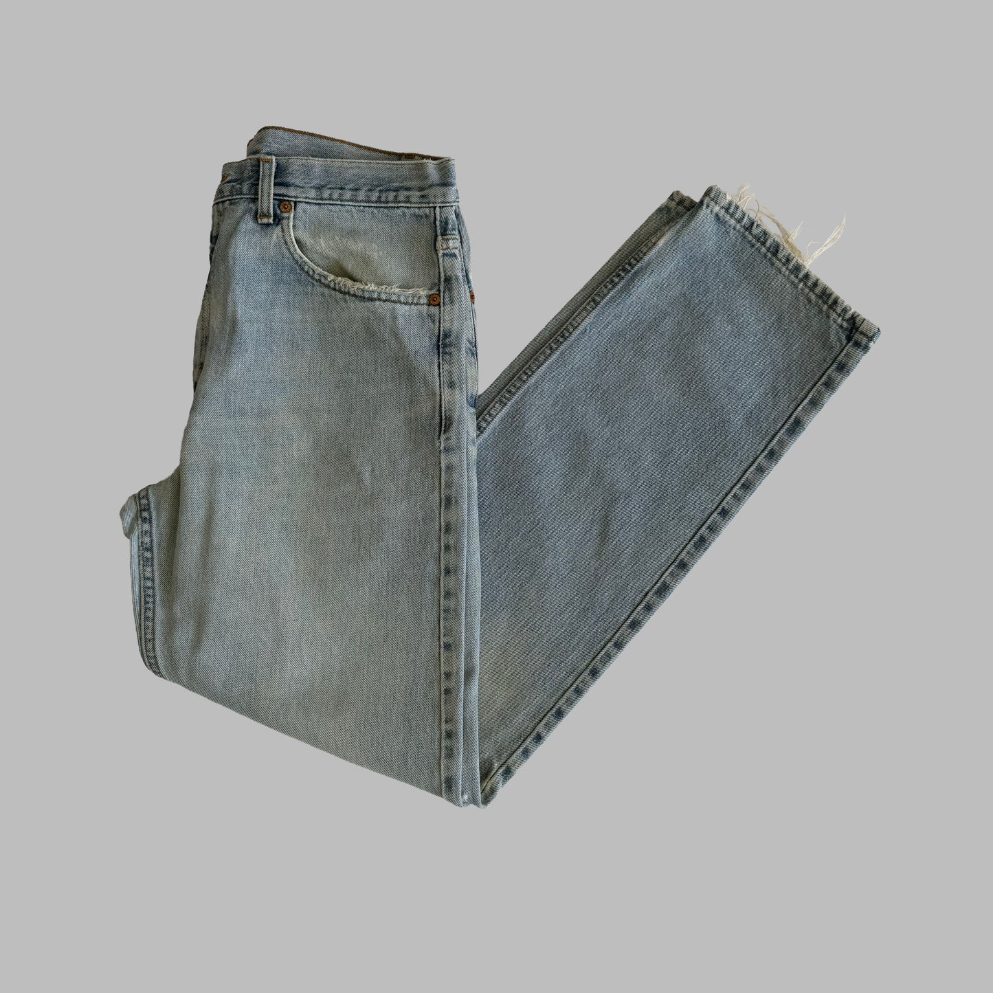 90s Levis 505 Paper Tag Straight Leg Jeans - 34 x 32