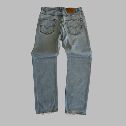 90s Levis 505 Paper Tag Straight Leg Jeans - 34 x 32