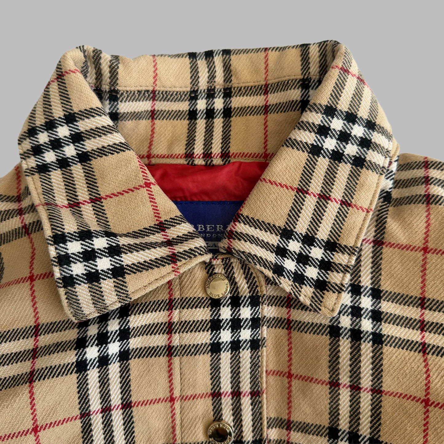 Y2K Burberry Blue Label Nova Check Jacket - XS