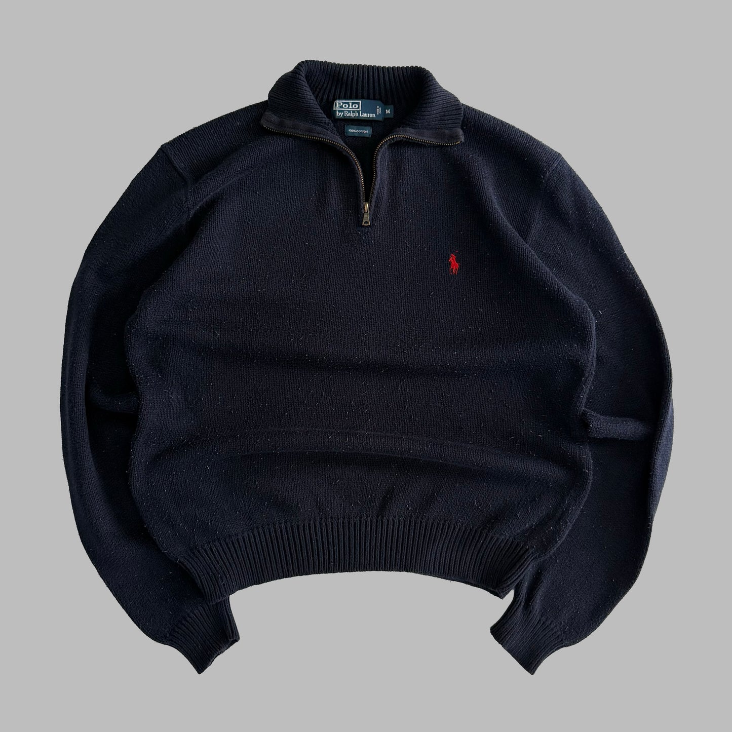 90s Polo Ralph Lauren Heavyweight Quarter Zip - M