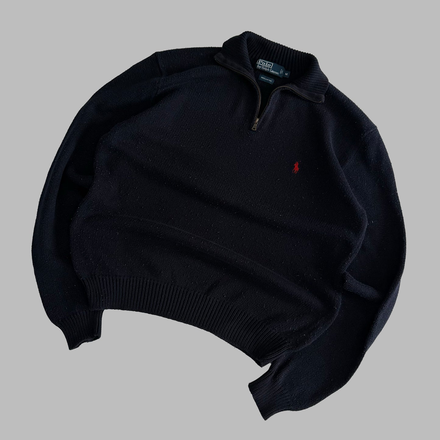 90s Polo Ralph Lauren Heavyweight Quarter Zip - M