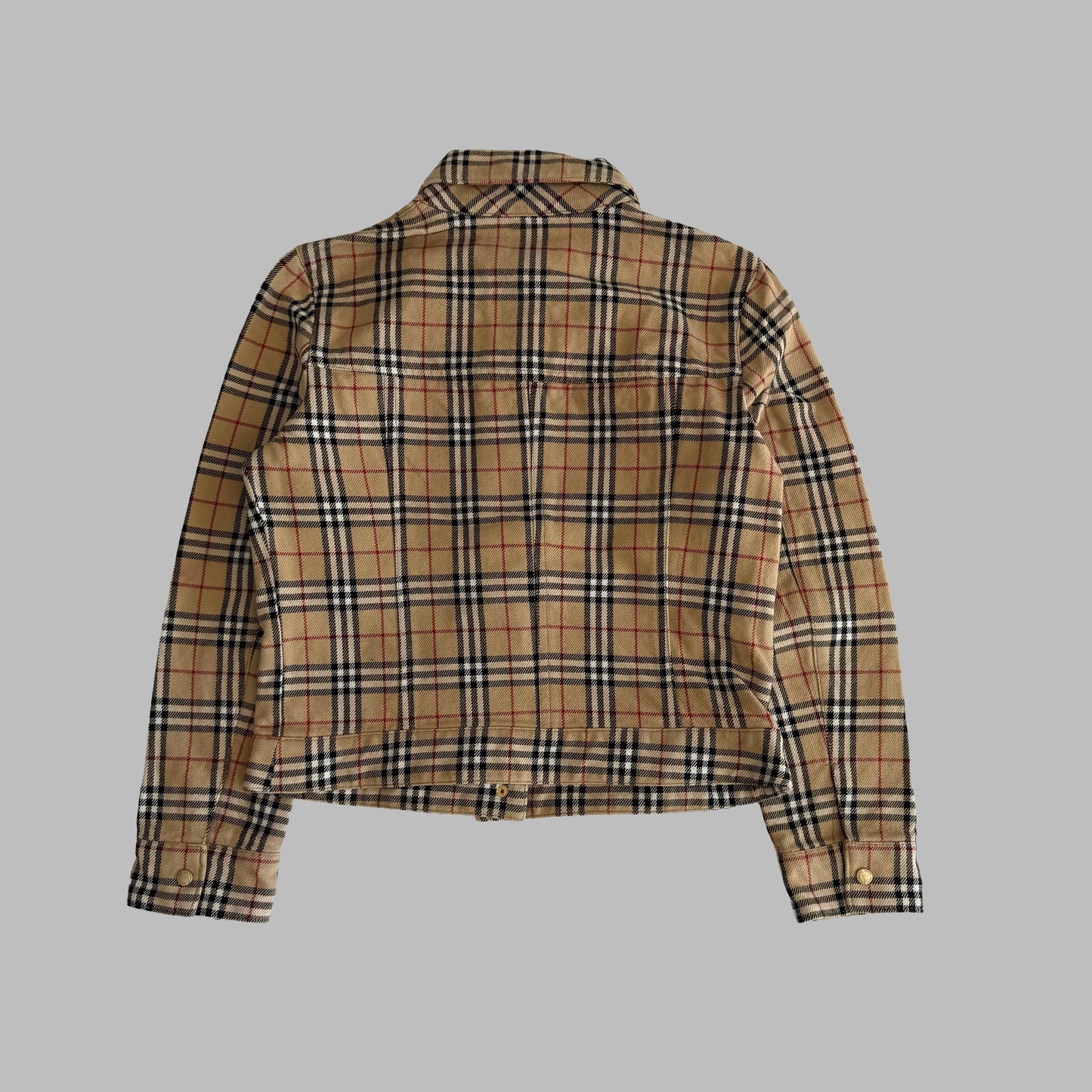 Y2K Burberry Blue Label Nova Check Jacket - XS