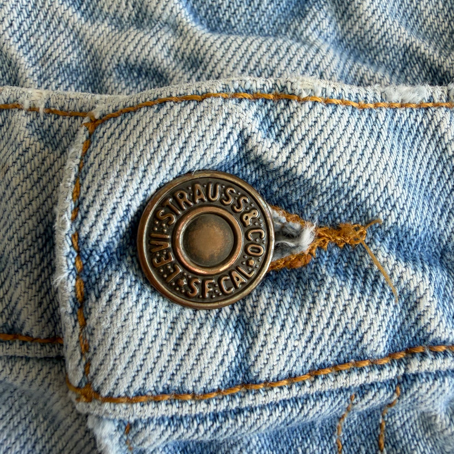 90s Levis Paper Tag Straight Leg Jeans - 34 x 34