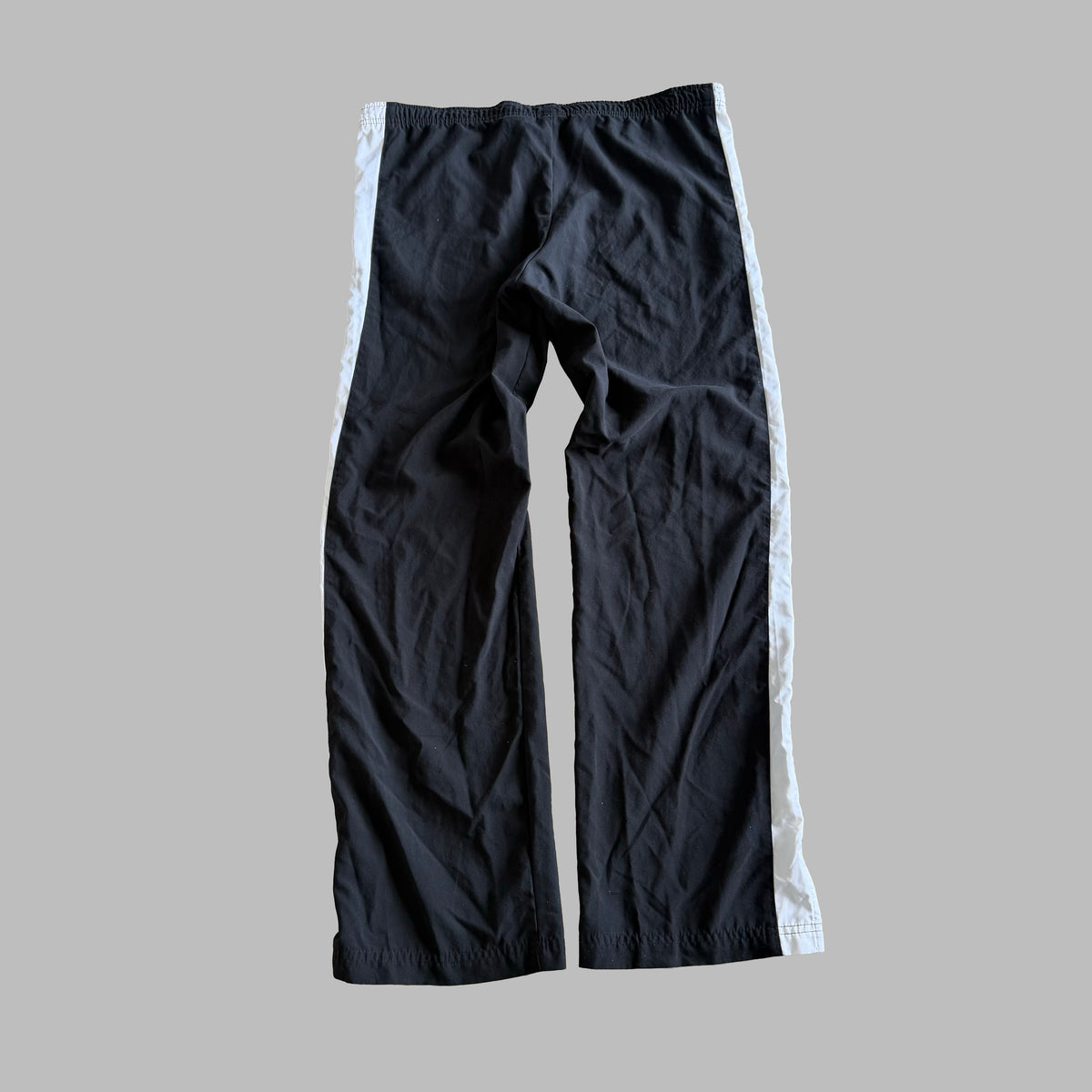 Y2K Nike Striped Straight Leg Track Pants -L