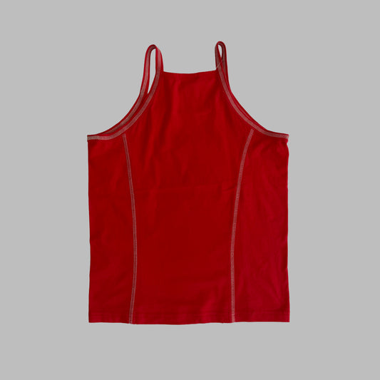 Y2K Adidas Spell Out Tank - S