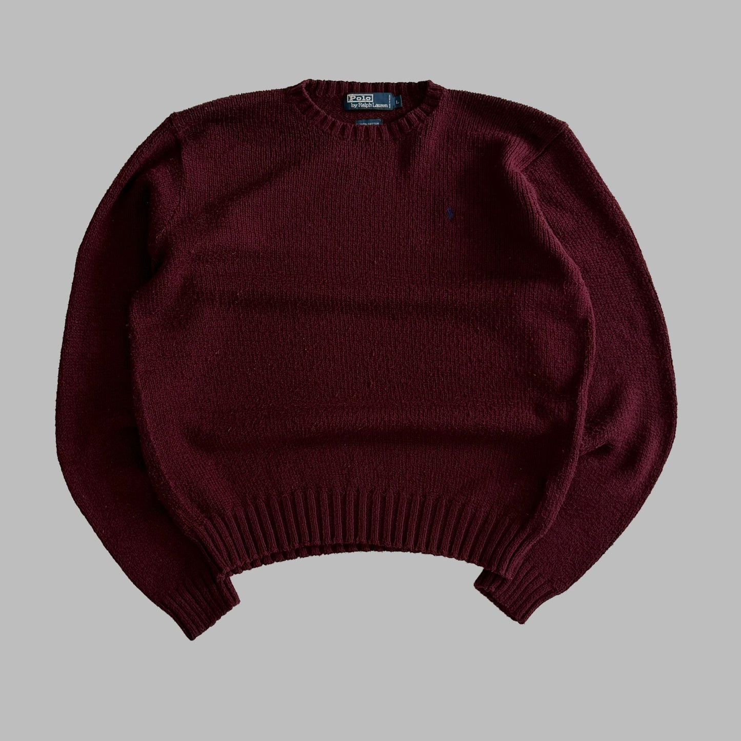 90s Polo Ralph Lauren Heavyweight Knit - L