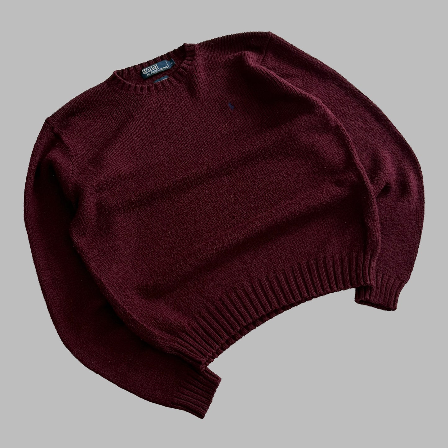 90s Polo Ralph Lauren Heavyweight Knit - L