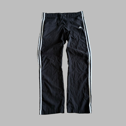 Y2K Adidas Three Stripe Track Pants - M