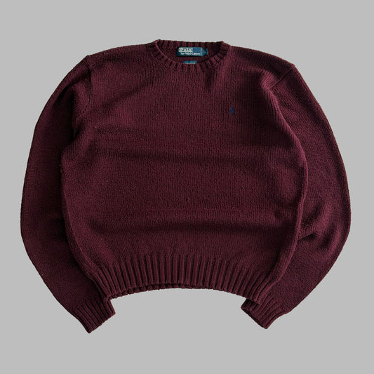 90s Polo Ralph Lauren Heavyweight Knit - L