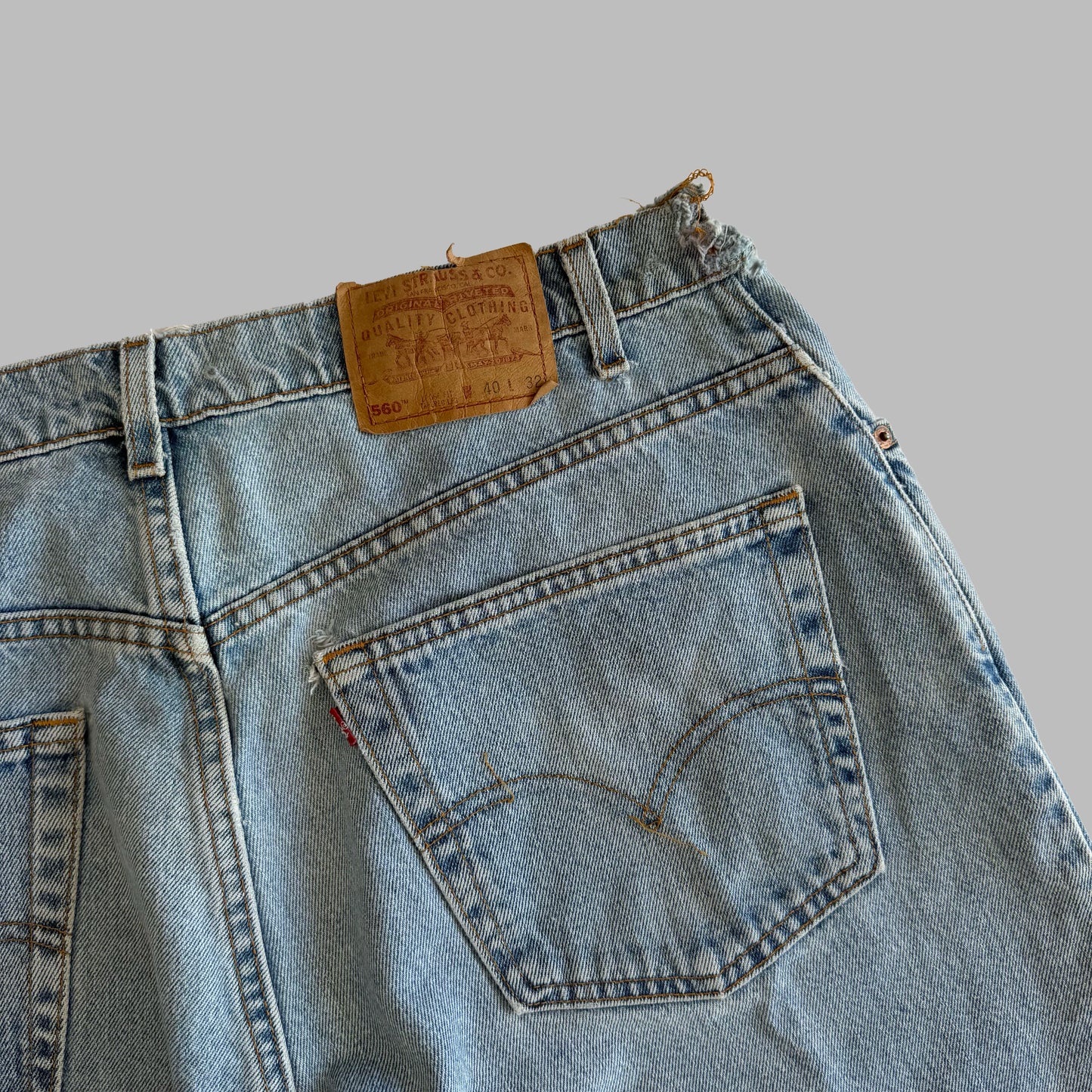 90s Levis Paper Tag Barrel Jeans - 40 x 32