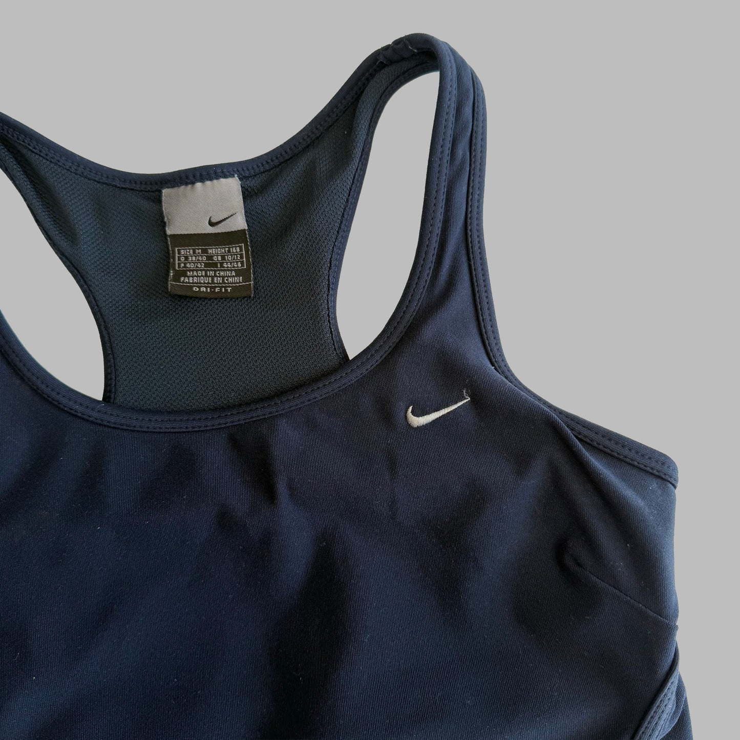 Y2K Nike Swoosh Activewear Tank - S