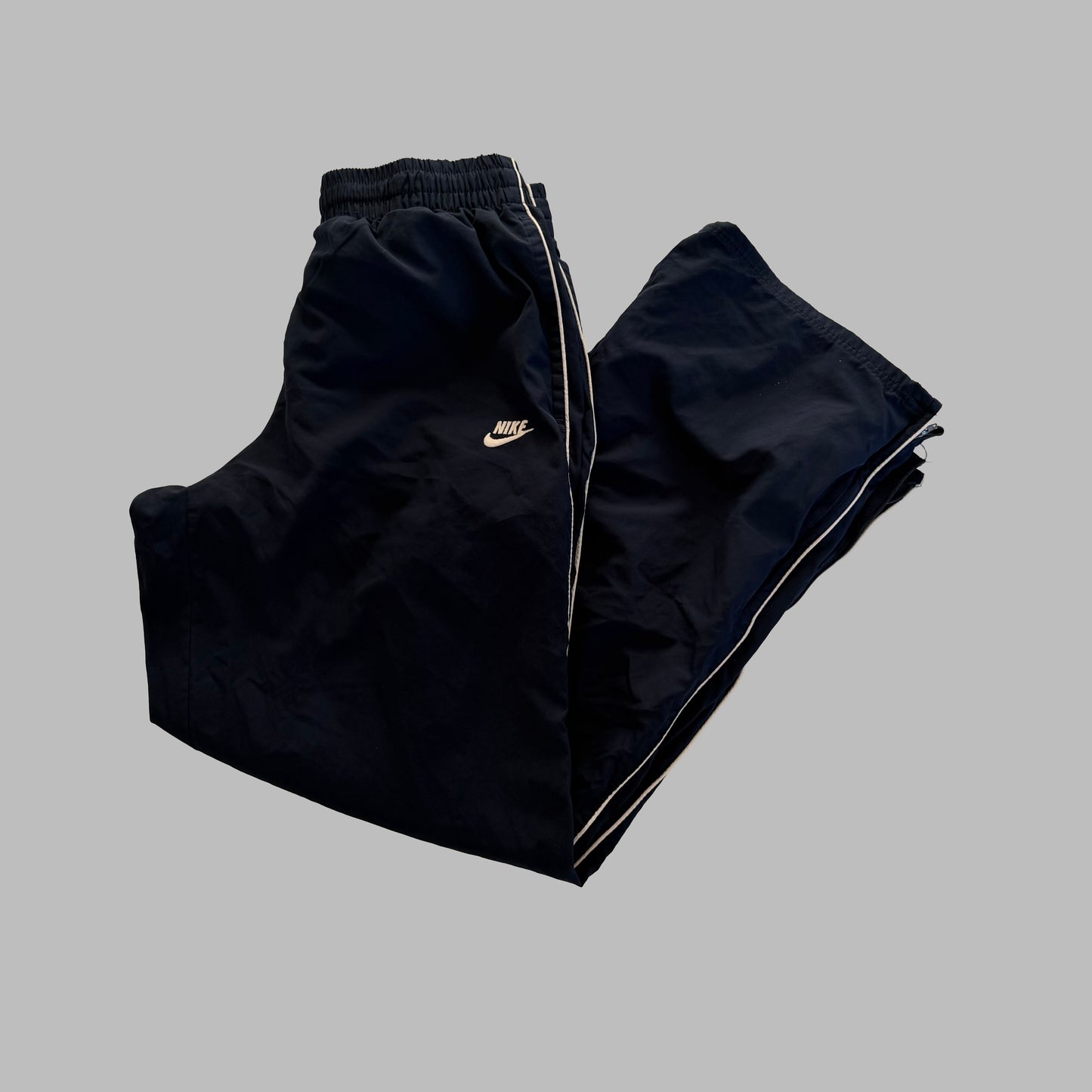 Nike Striped Wide Leg Track Pants - M