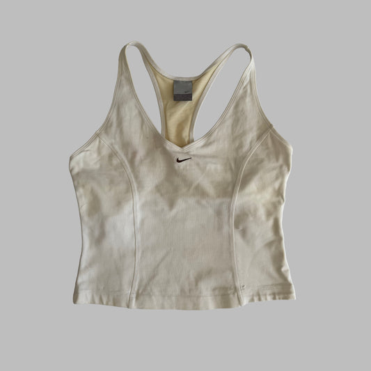 Y2K Nike Centre Swoosh Activewear Tank - L
