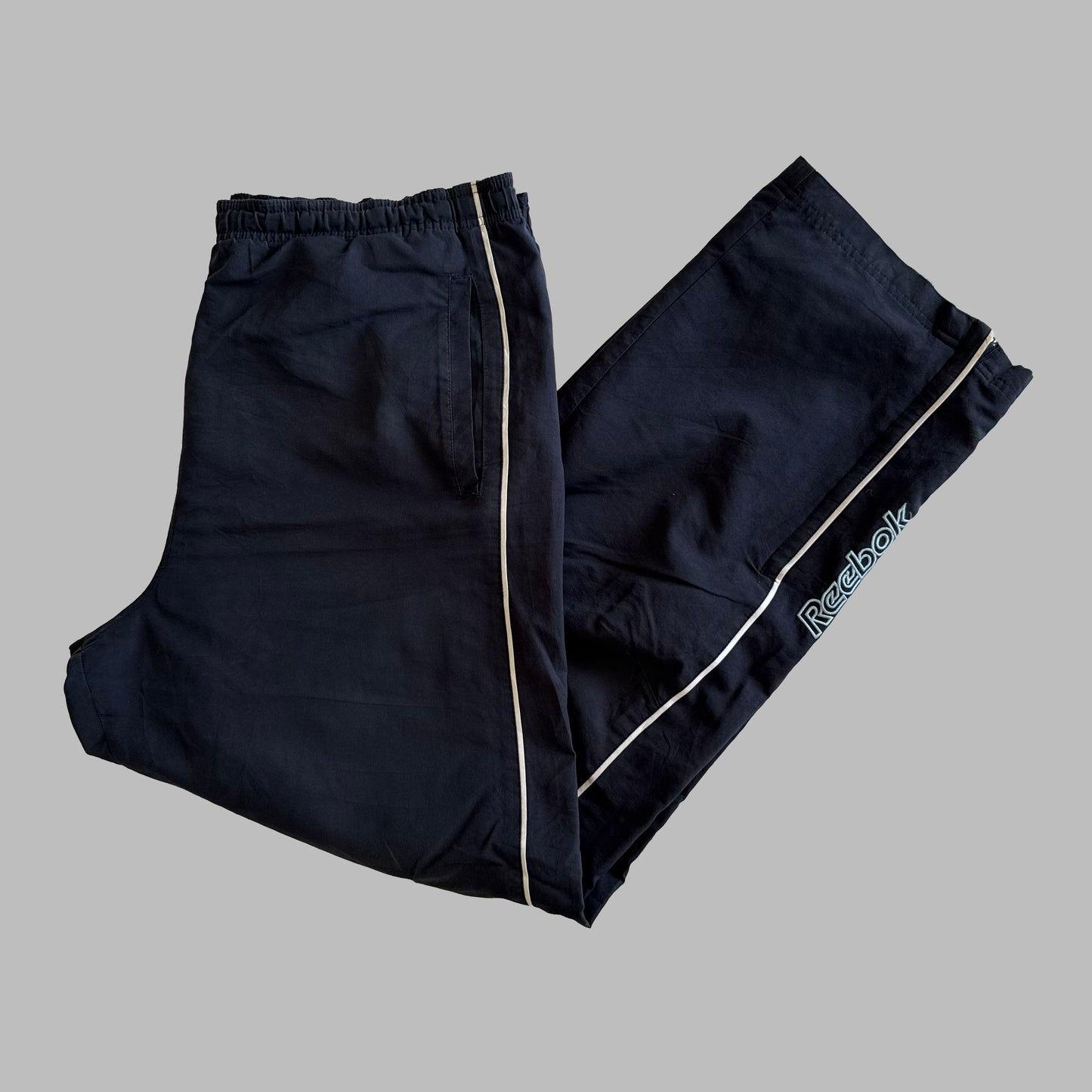 90s Reebok Wide Leg Track Pants - Large