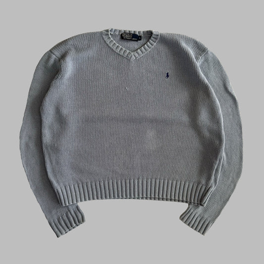 90s Polo Ralph Lauren Heavy Knit Sweater - L