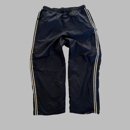 Y2K Nike Striped Wide Leg Track Pants - L