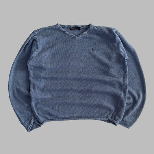 90s Polo Ralph Lauren Heavy Knit Sweater - L