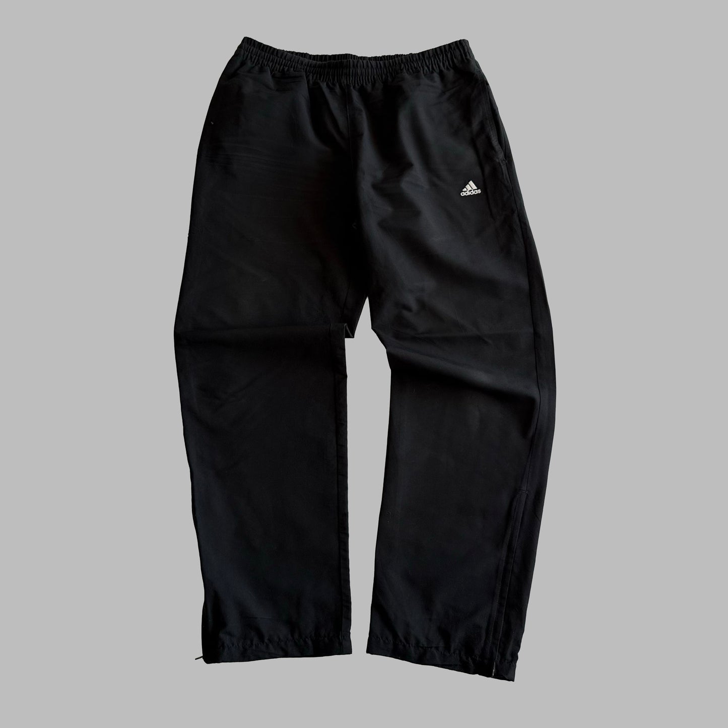 00s Adidas Wide Leg Track Pants - Large