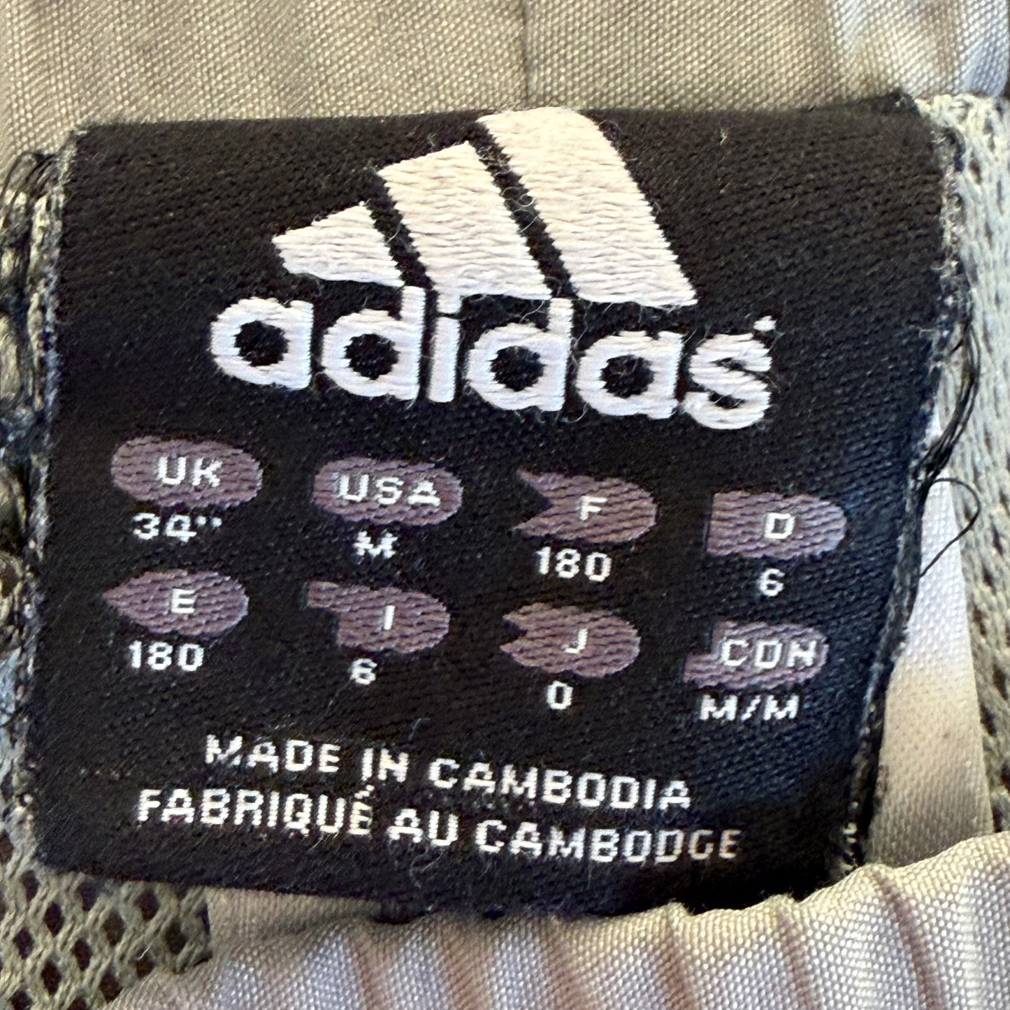 Y2K Adidas Minimal Baggy Track Pants - L