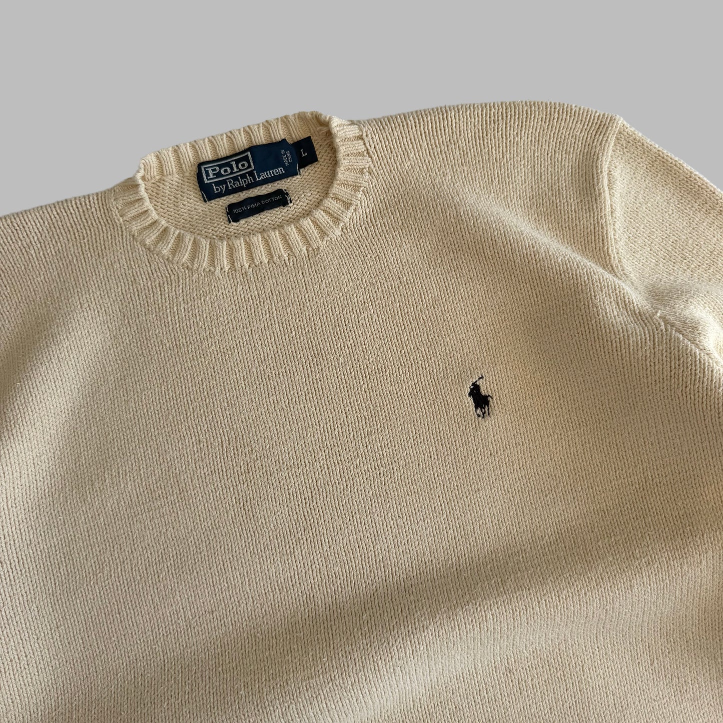 90s Polo Ralph Lauren Heavy Knit - L