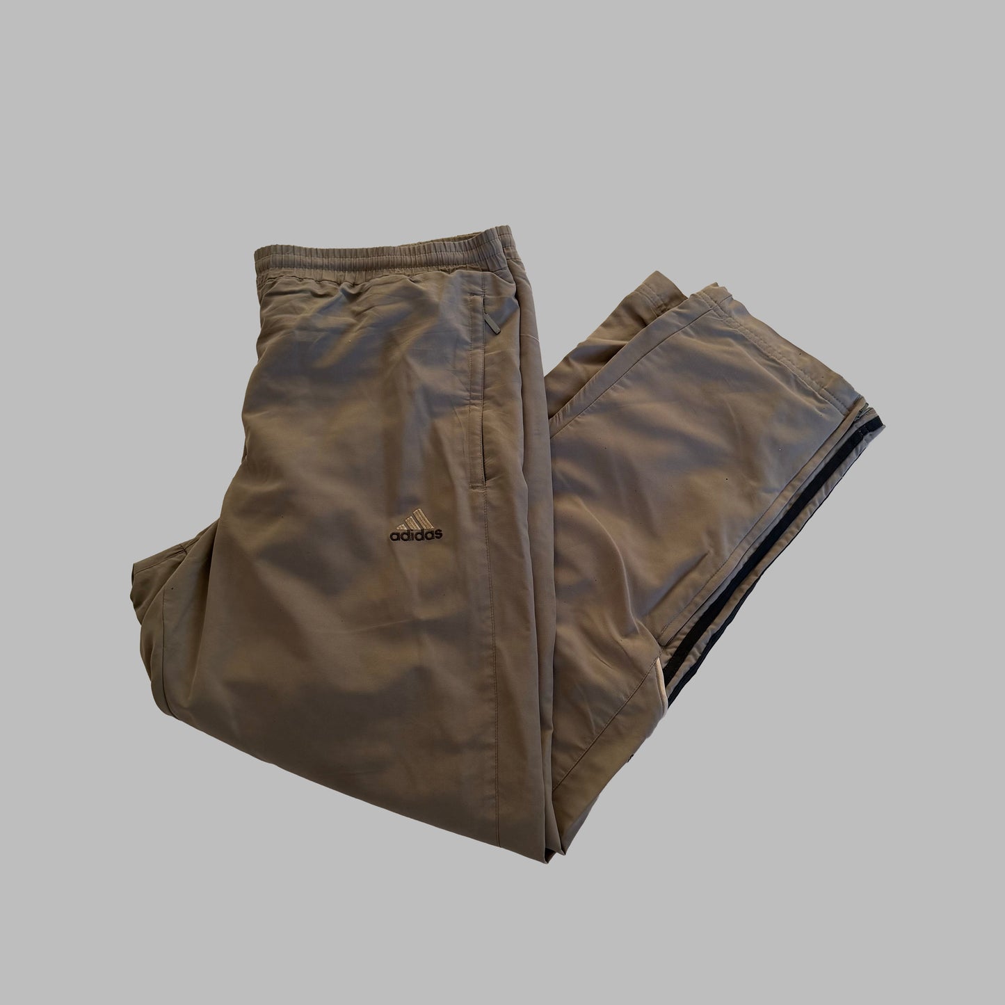 Y2K Adidas Minimal Baggy Track Pants - L