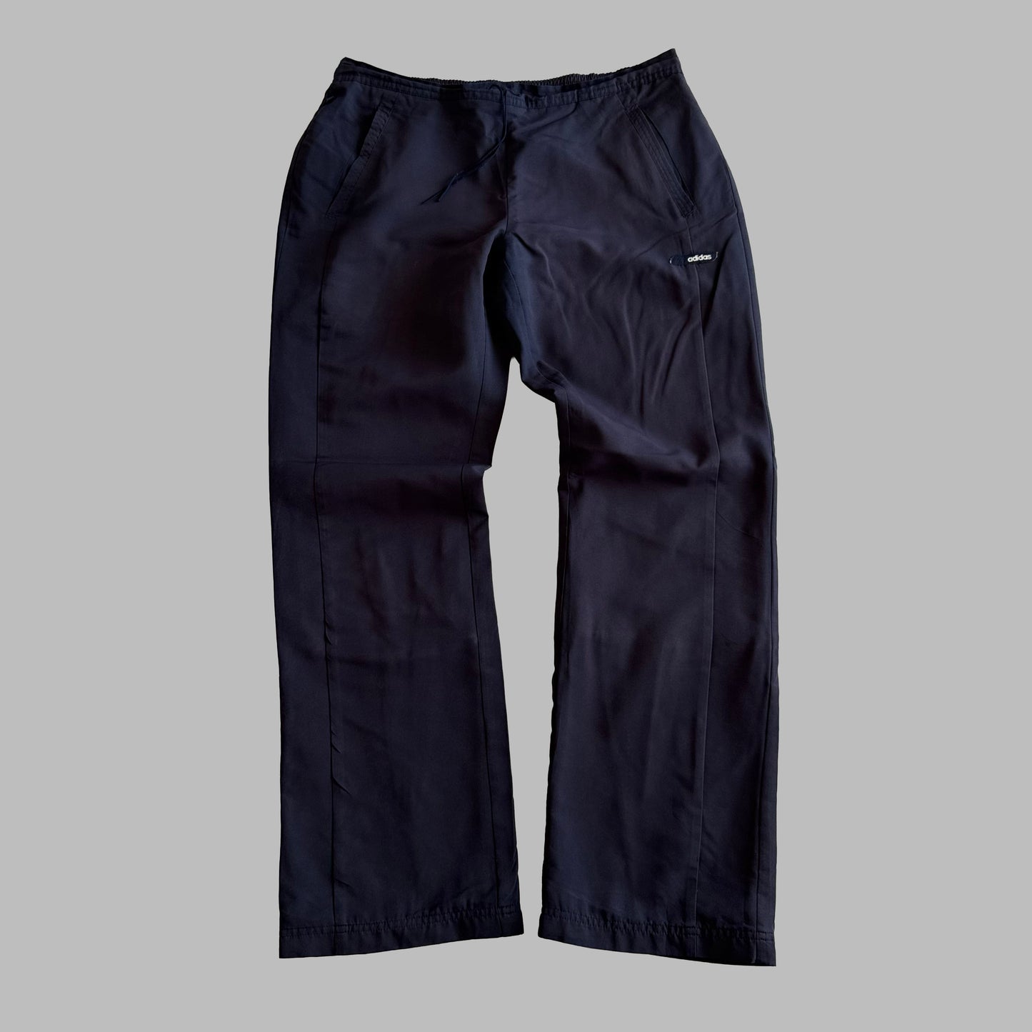 00s Adidas Wide Leg Track Pants - Medium