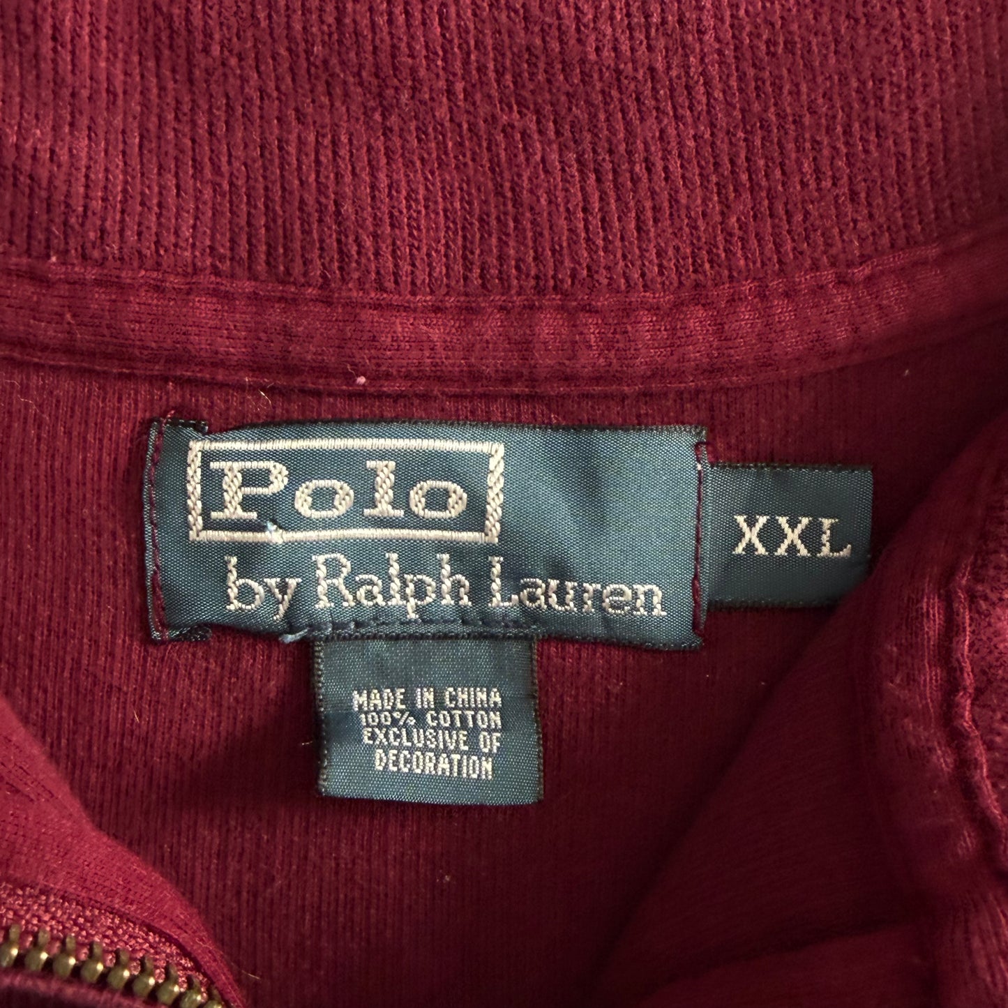 90s Polo Ralph Lauren Quarter Zip - XXL