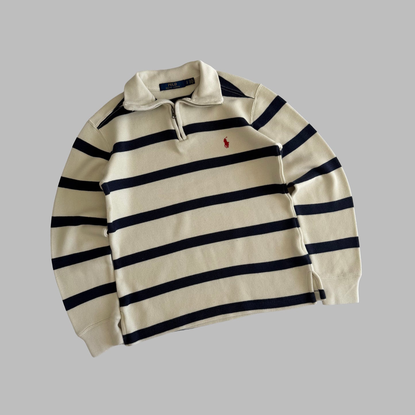 Polo Ralph Lauren Striped Quarter Zip - S
