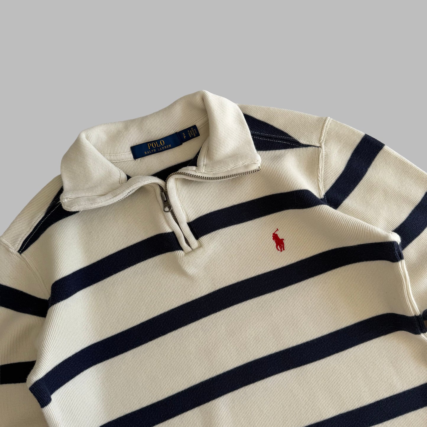 Polo Ralph Lauren Striped Quarter Zip - S