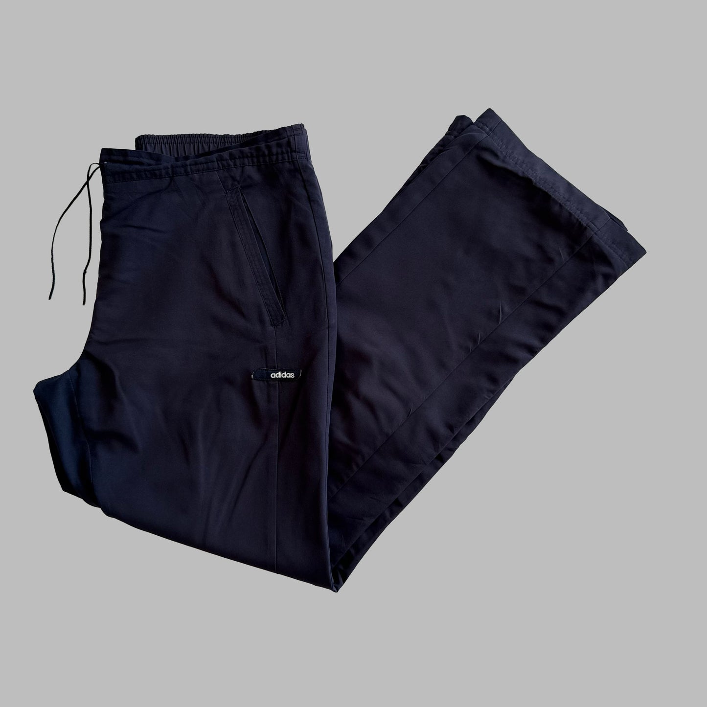 00s Adidas Wide Leg Track Pants - Medium