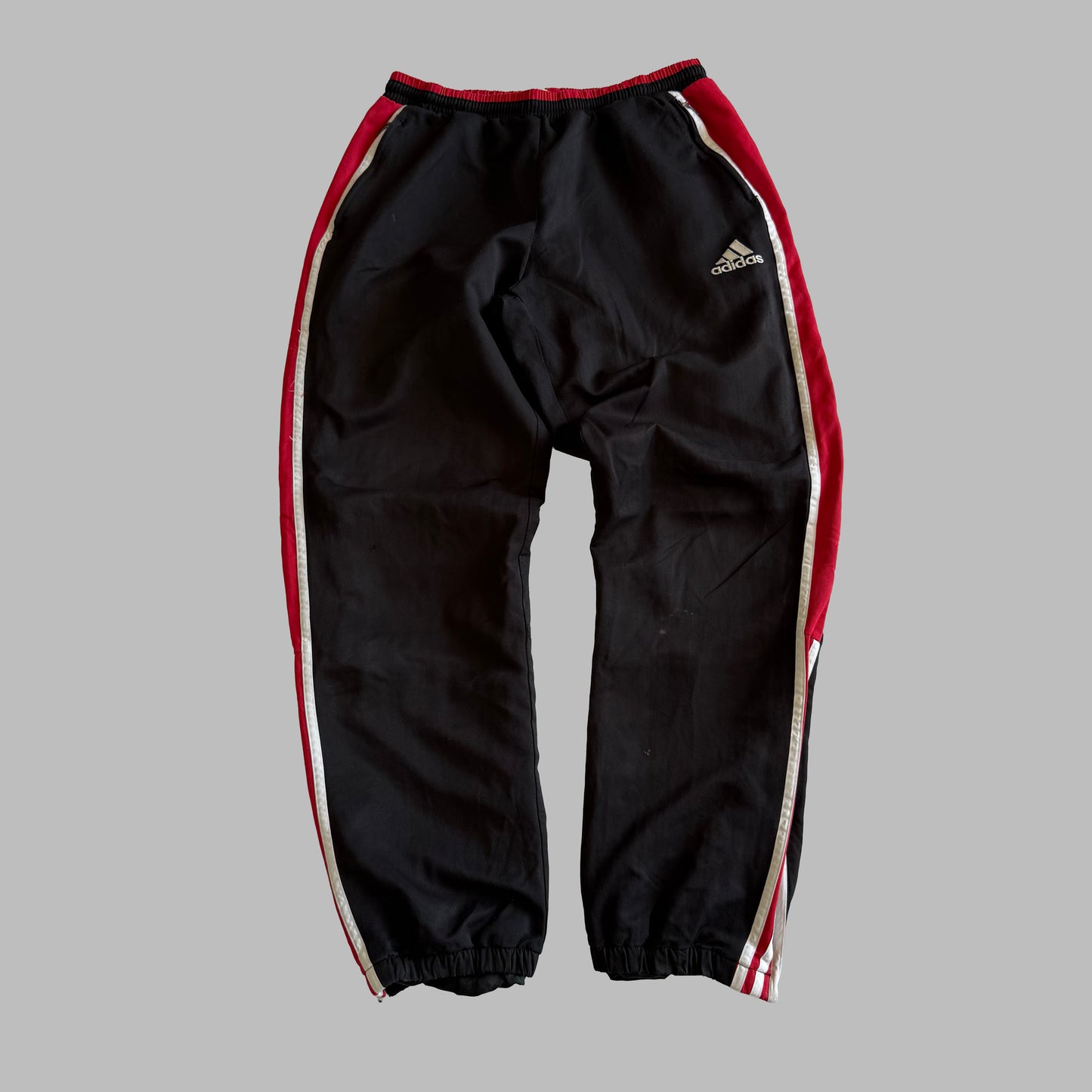 90s Adidas Baggy Track Pants - Medium