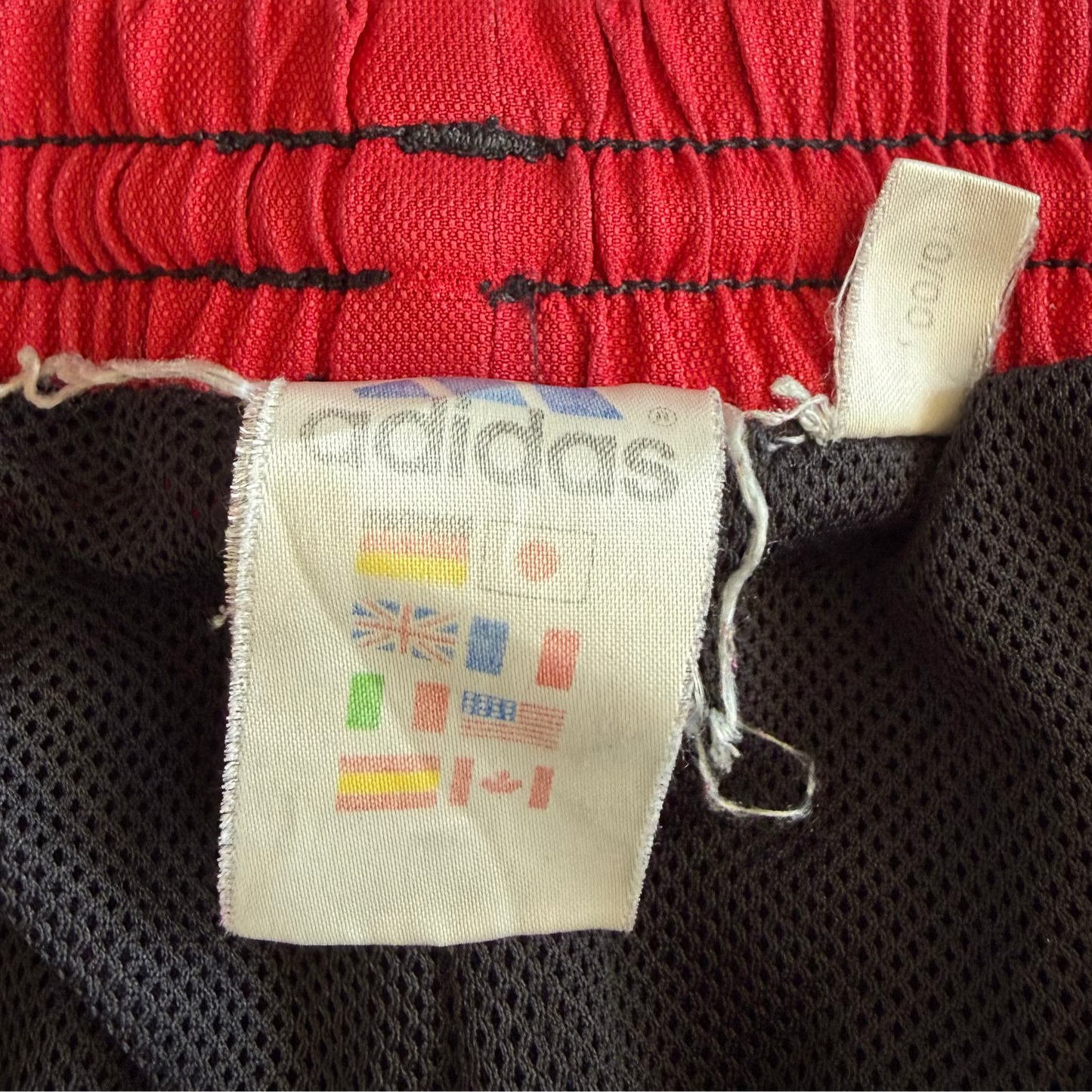 90s Adidas Baggy Track Pants - Medium
