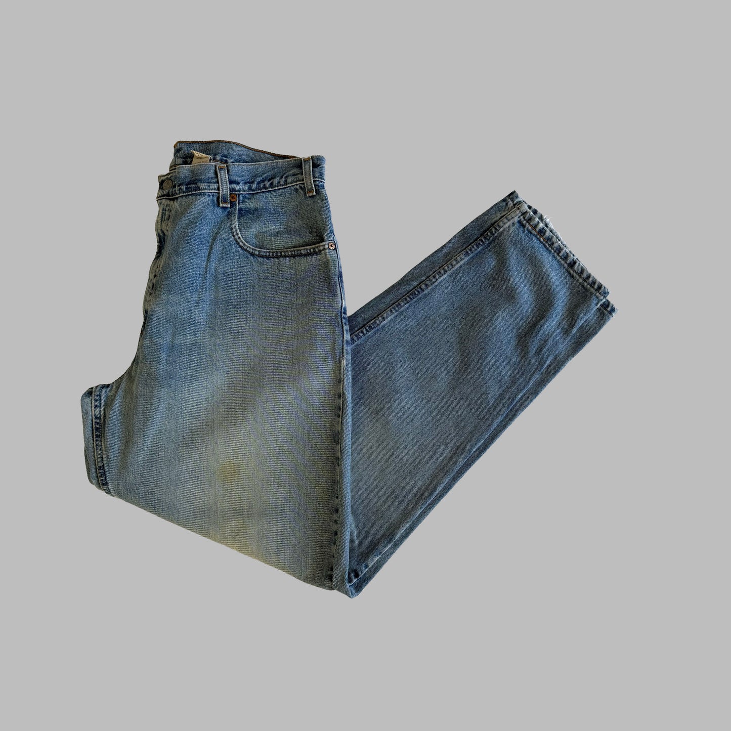90s Levis 560 Paper Tag Wide Leg Jeans - 38 x 34