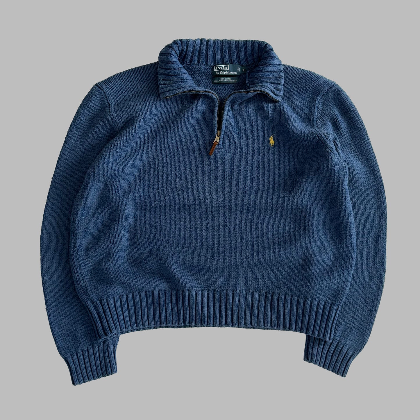 90s Polo Ralph Lauren Heavyweight Quarter Zip - XL