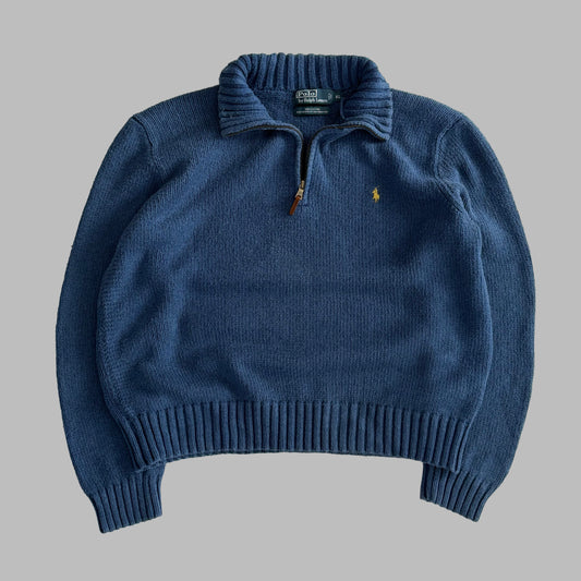 90s Polo Ralph Lauren Heavyweight Quarter Zip - XL
