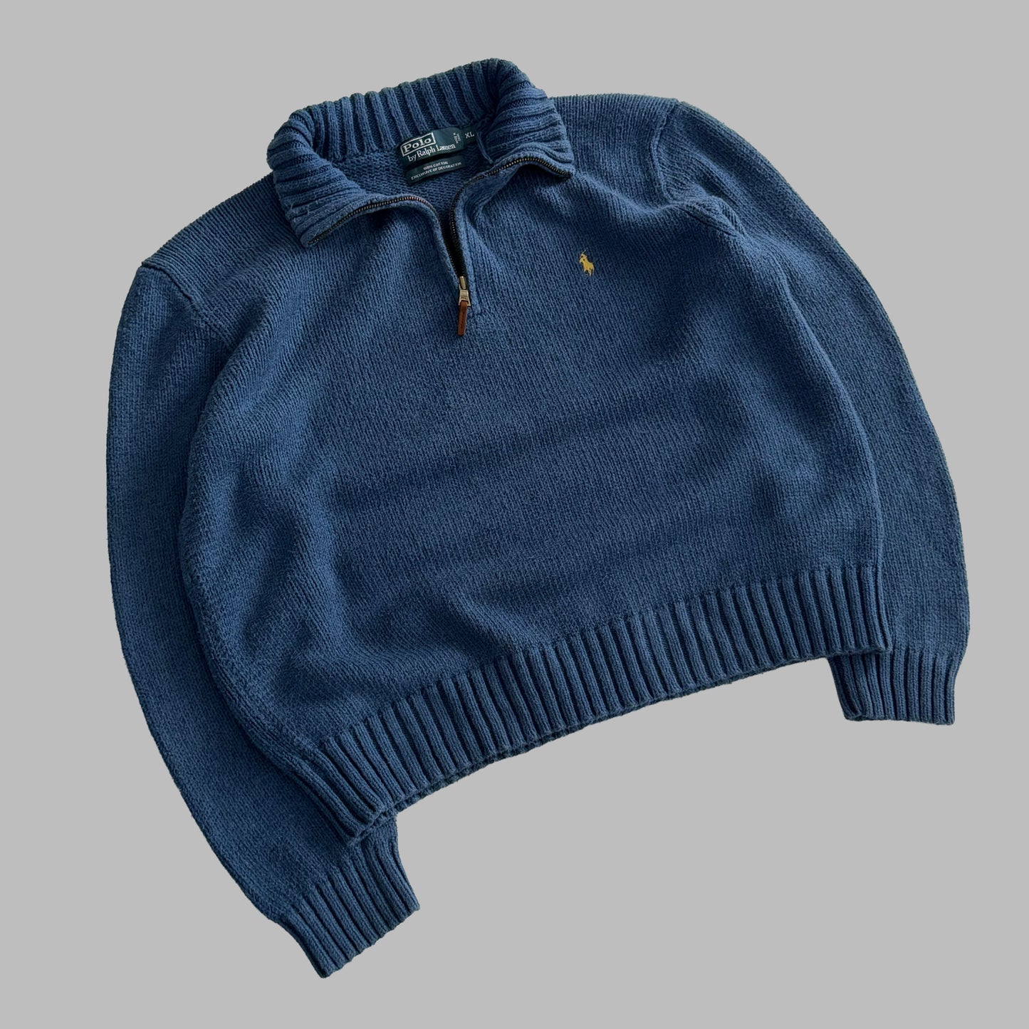 90s Polo Ralph Lauren Heavyweight Quarter Zip - XL